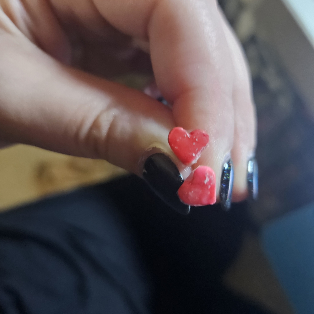 Heart Shaped Nail Art
